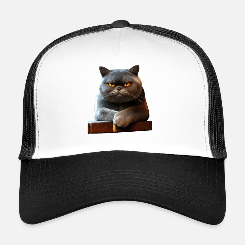 British Shorthair Chat BKH Chat Maman Chats Mignons Casquette trucker 