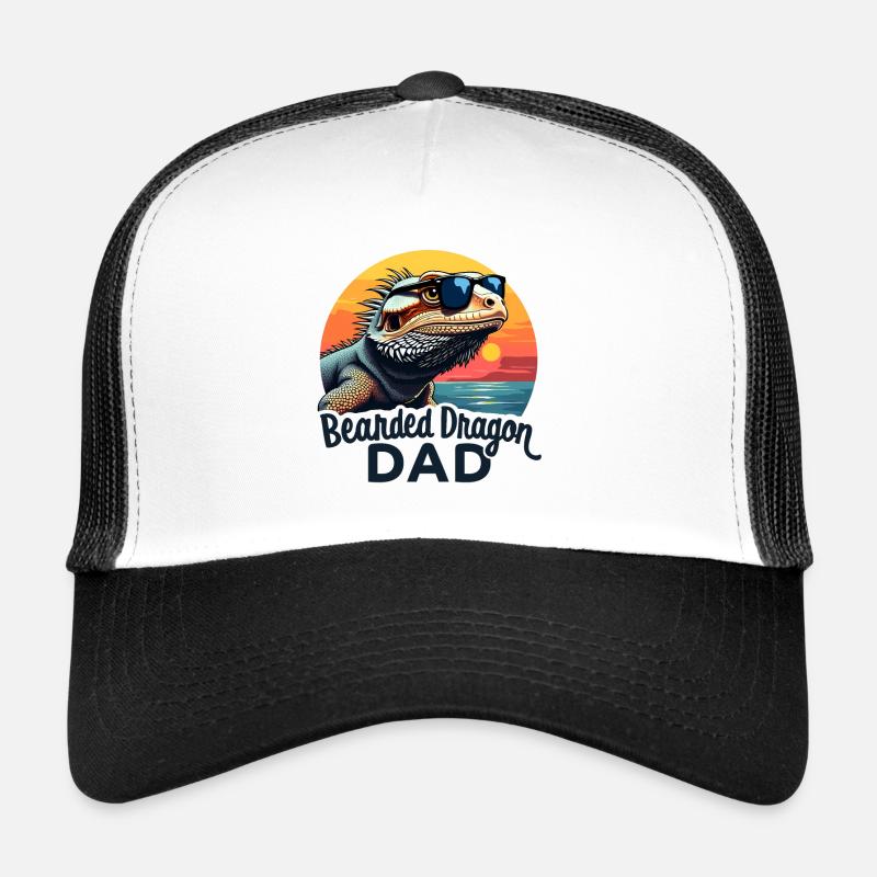 Bartagamen Spruch Dad Lustiges Bartagamen Geschenk Trucker Cap