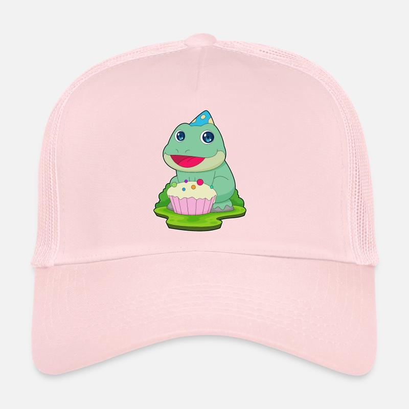 Frosch Geburtstag Cupcake Trucker Cap
