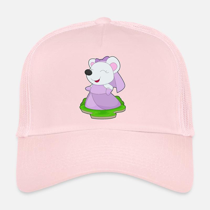 Maus Braut Schleier Hochzeit Trucker Cap