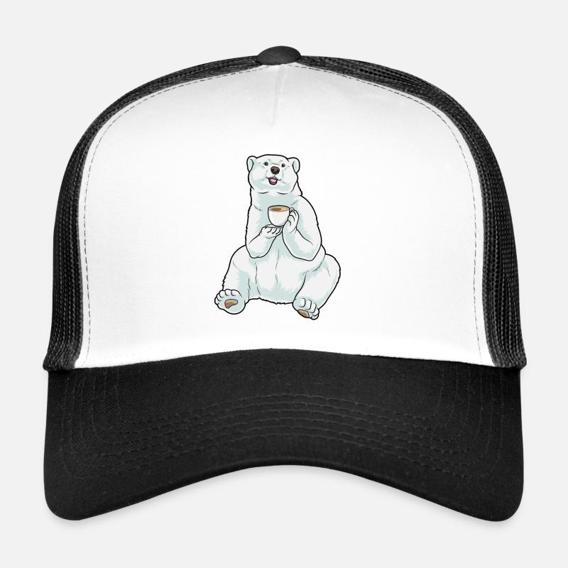 Eisbär Kaffee Tasse Trucker Cap