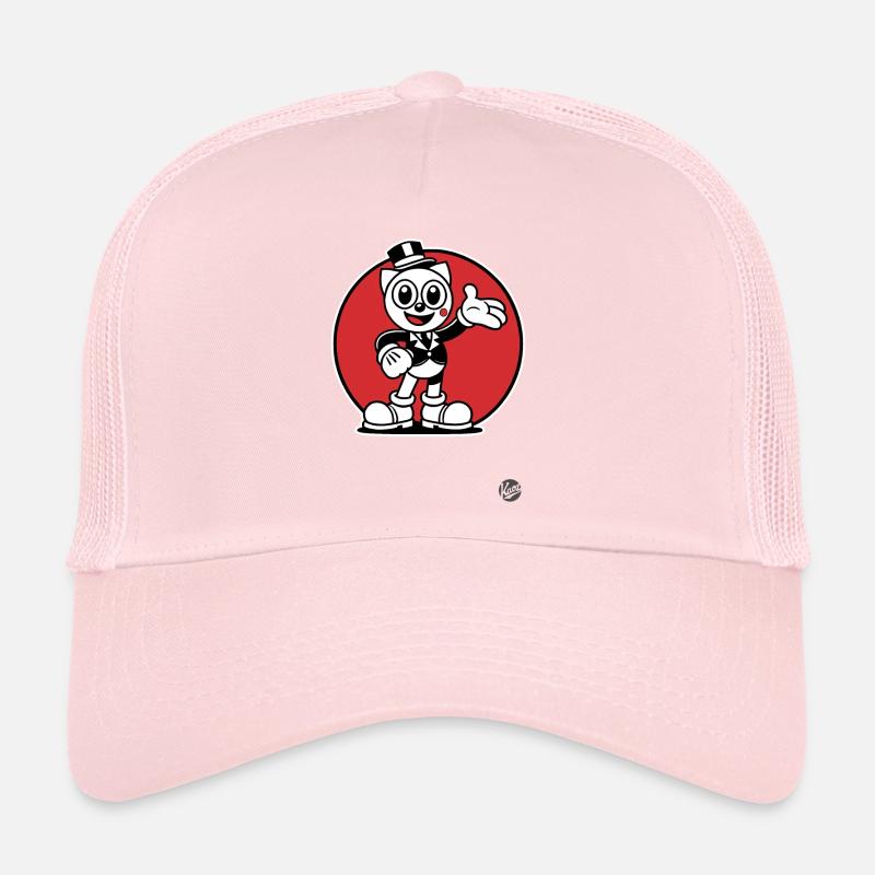 Chat Rétro Design « Chat Charmant » Style Vintage Casquette trucker 