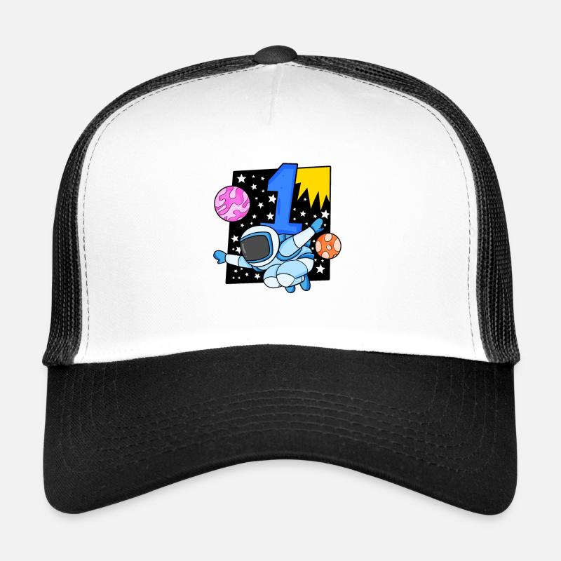 Numéro 1 Numéro Un - Motif Astronaute Casquette trucker 