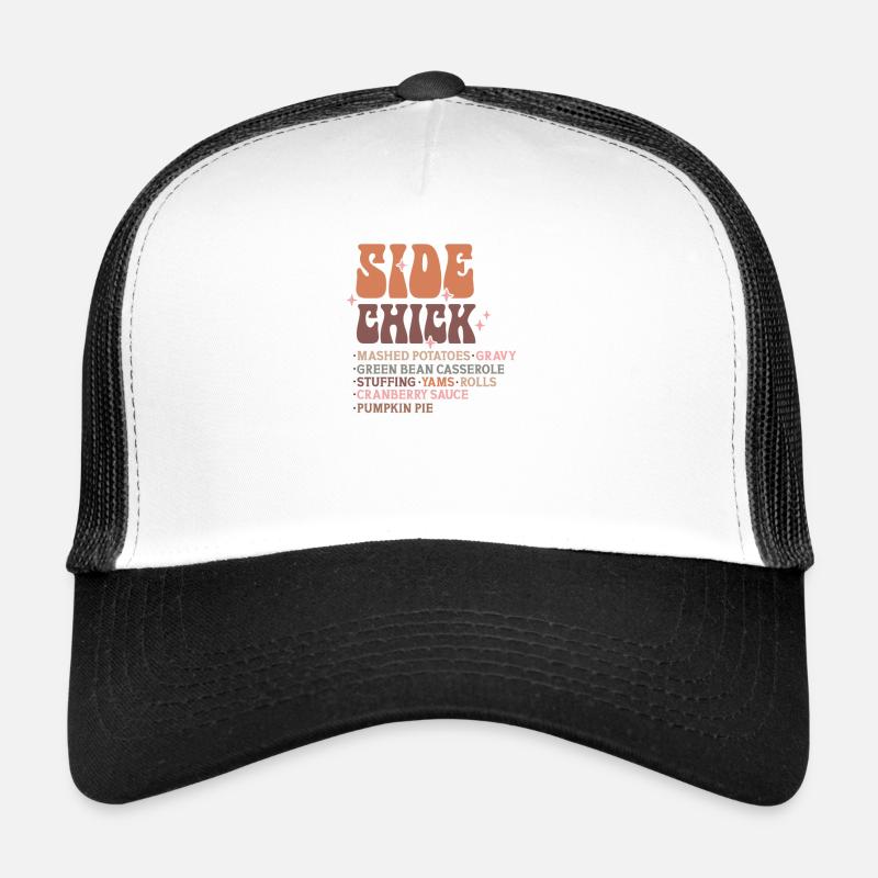 Side Dish Lover Thanksgiving Design Trucker Cap