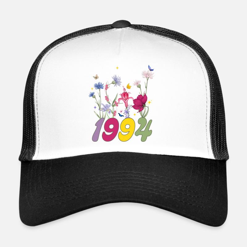 Année de naissance 1994 fleurs sauvages Casquette trucker 