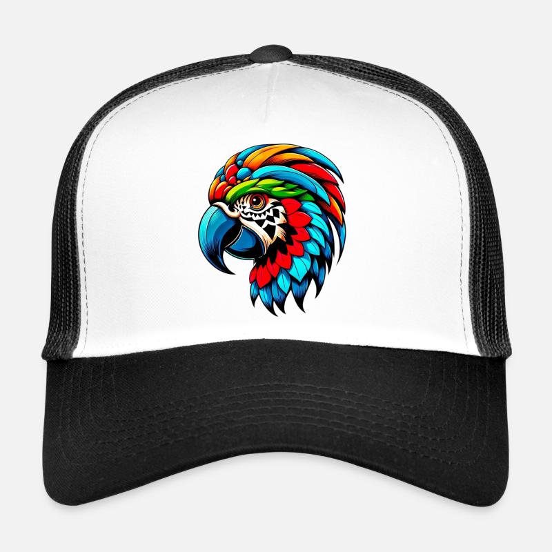 Harlekin Papagei Trucker Cap