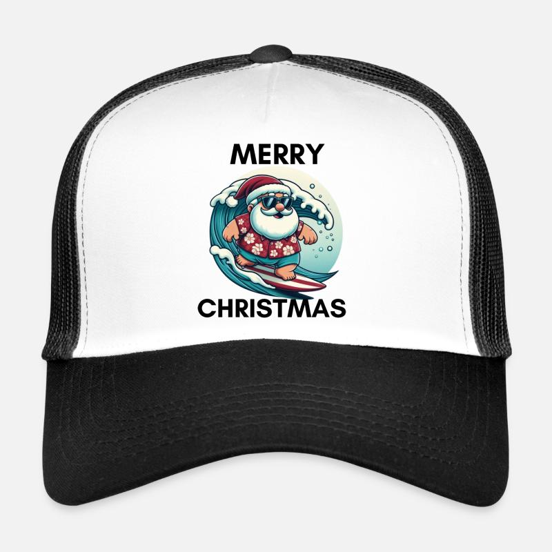 Merry Christmas - Trucker Cap - Weiß/Schwarz