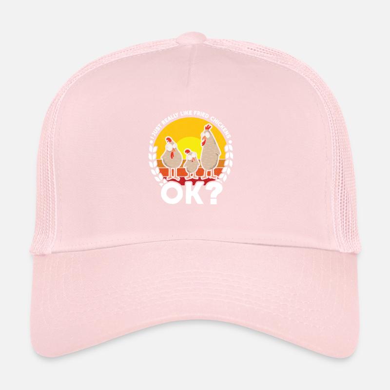 I like fried chickens very much. Trucker Cap