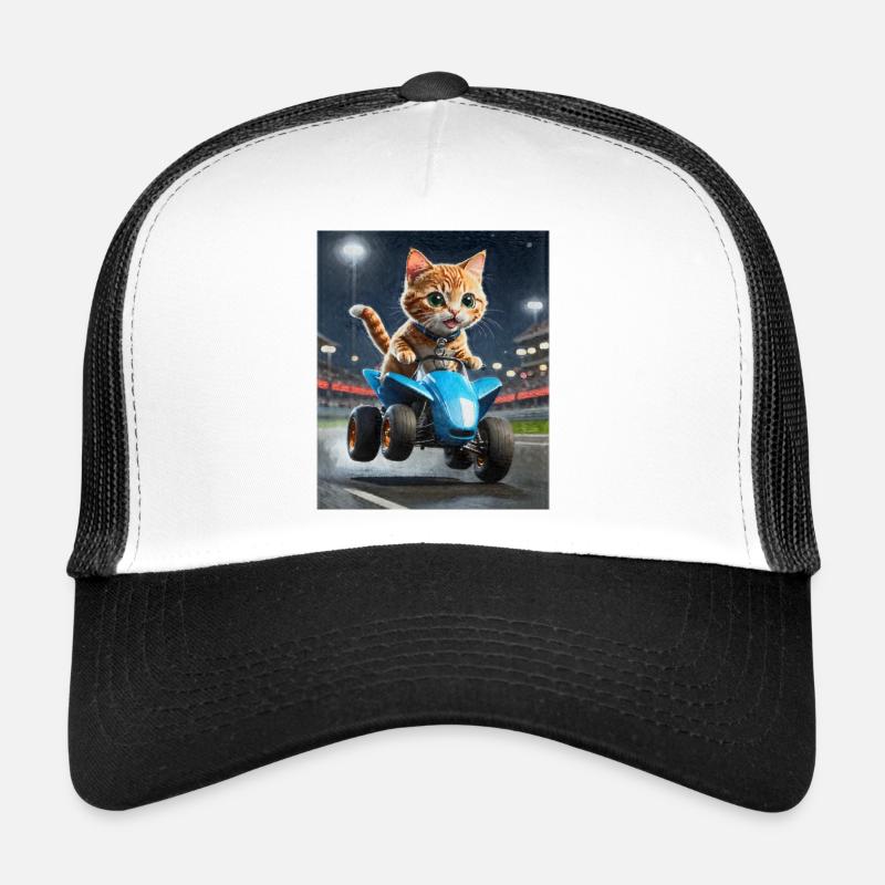 Speedy Whiskers - Chariot de course sur VTT Speedy Casquette trucker 