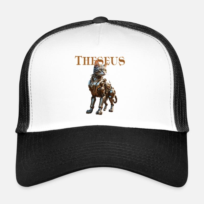 Automate Steampunk-Katze - Thésée Chat Steampunk Casquette trucker 