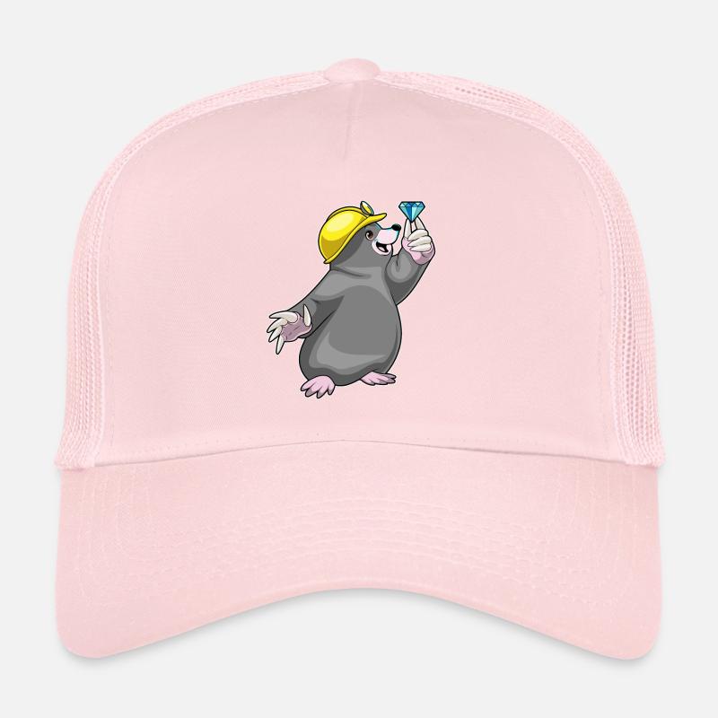 Mineur de taupe Extraction de bijoux Casquette trucker 