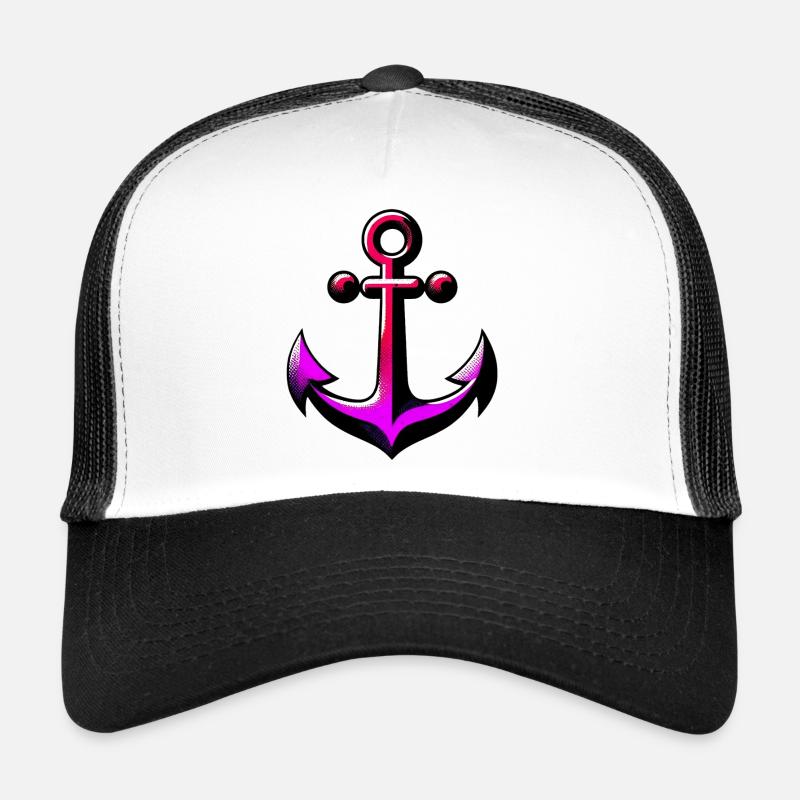 Une ancre Casquette trucker 
