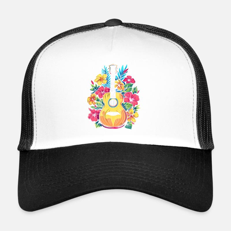 Ukulele Comic Look Trucker Cap