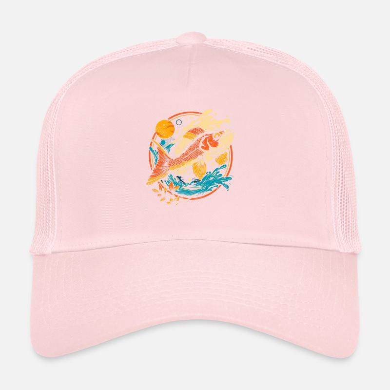 Fish Illustration Trucker Cap