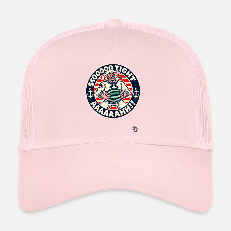 Weeping sailor with bowler hat: It's so tight! Trucker Cap
