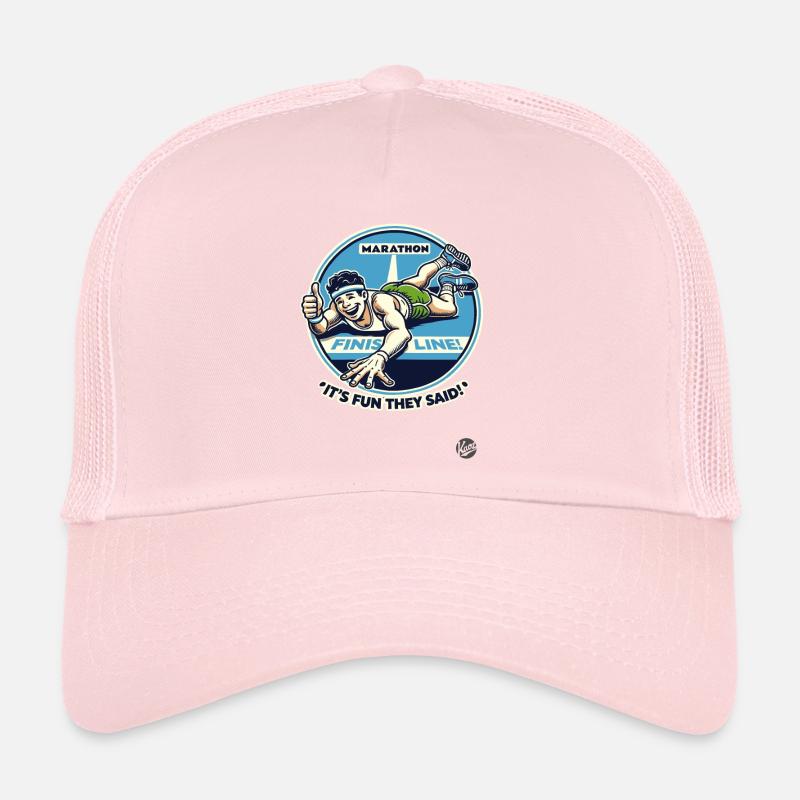 Courir un marathon ? C’est amusant, ont-ils dit Casquette trucker 