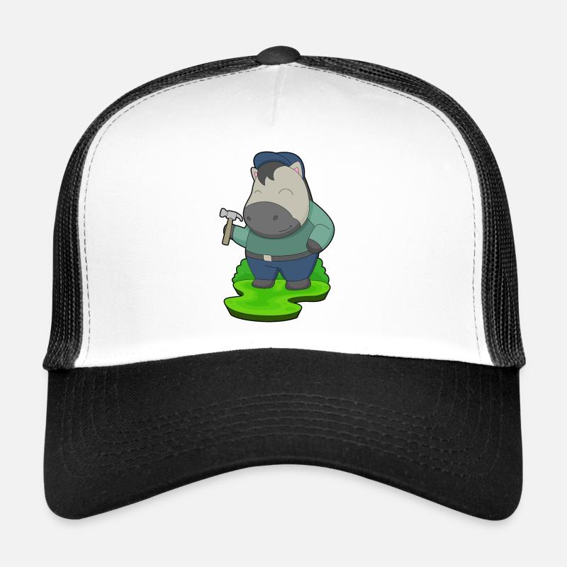 Pferd Handwerker Hammer Trucker Cap