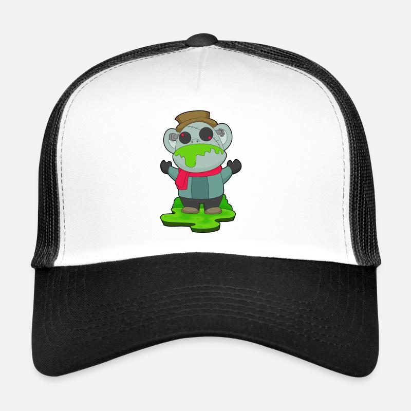 Monkey Halloween Zombie Trucker Cap