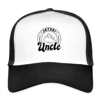 Jet Ski Oncle Pilote de Jet Ski Oncle Jet Ski Rider - Casquette trucker  - blanc/noir - Devant