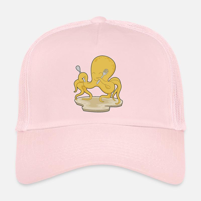 Octopus Spoon Fork Trucker Cap