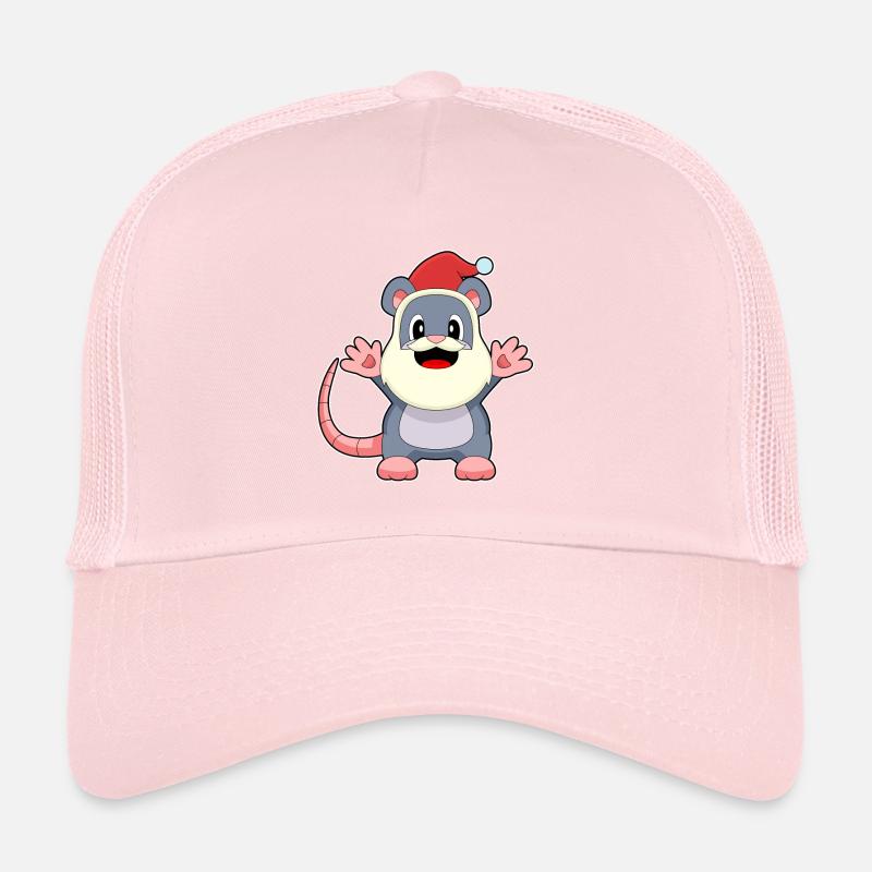 Maus Weihnachten Weihnachtsmann Trucker Cap