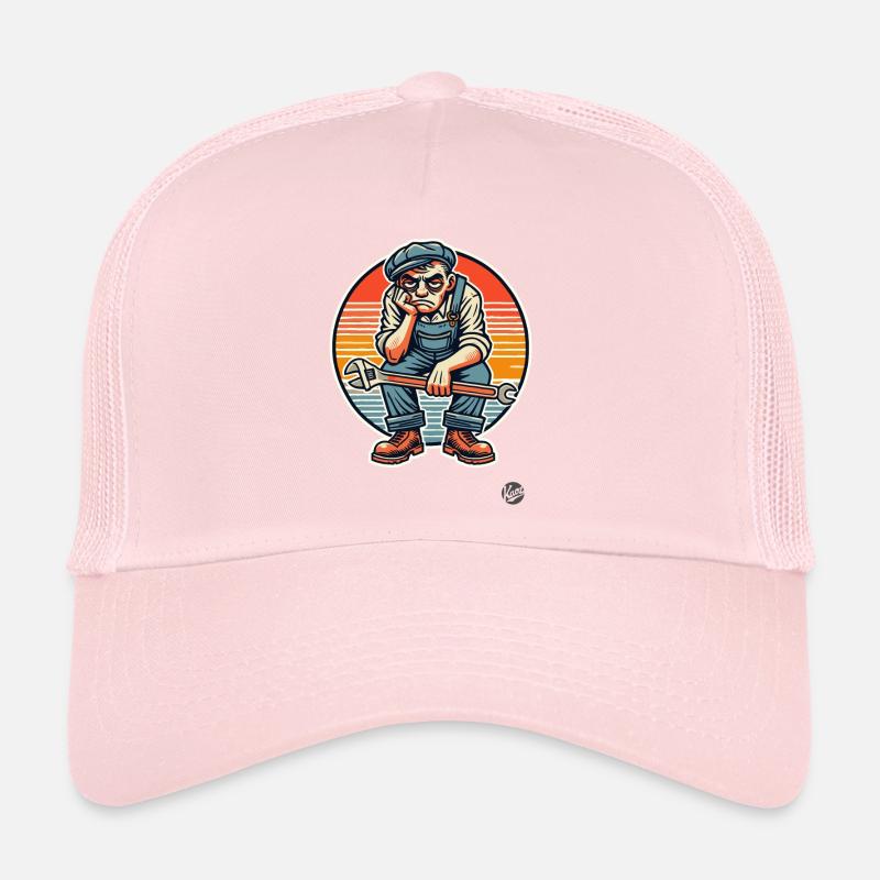 Bored worker, craftsman Trucker Cap