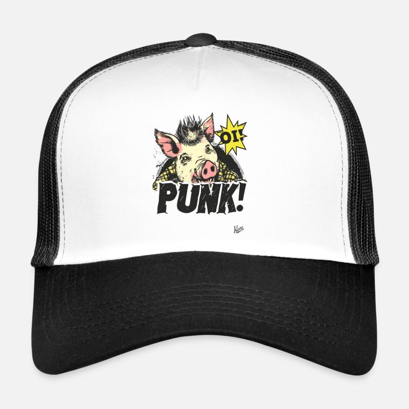 Oï ! Cochon punk Casquette trucker 