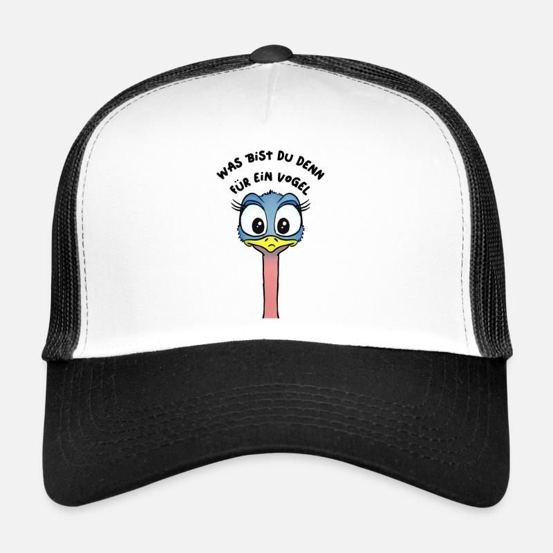 oiseau autruche mignon oiseau drôle Casquette trucker 