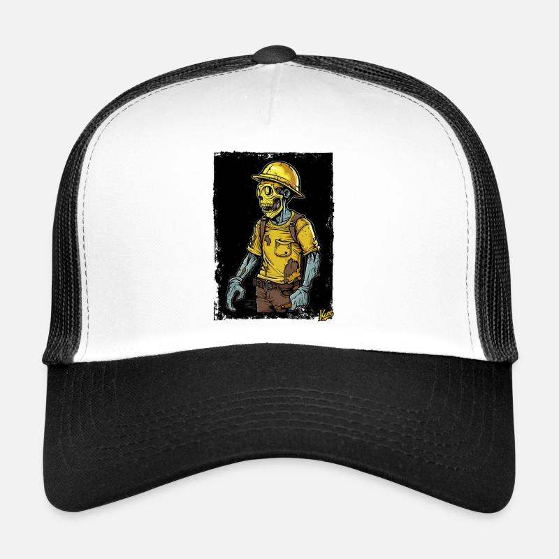 Bauarbeiter-Zombie Trucker Cap