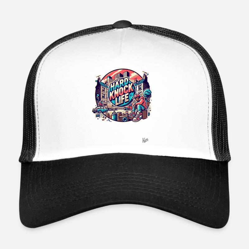 Straßenstil Urban Hartes Leben Trucker Cap
