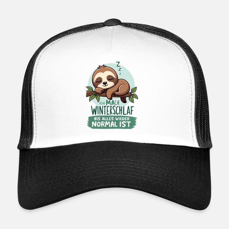 Ich Mach Winterschlaf Bis Alles Wieder Normal Ist Trucker Cap