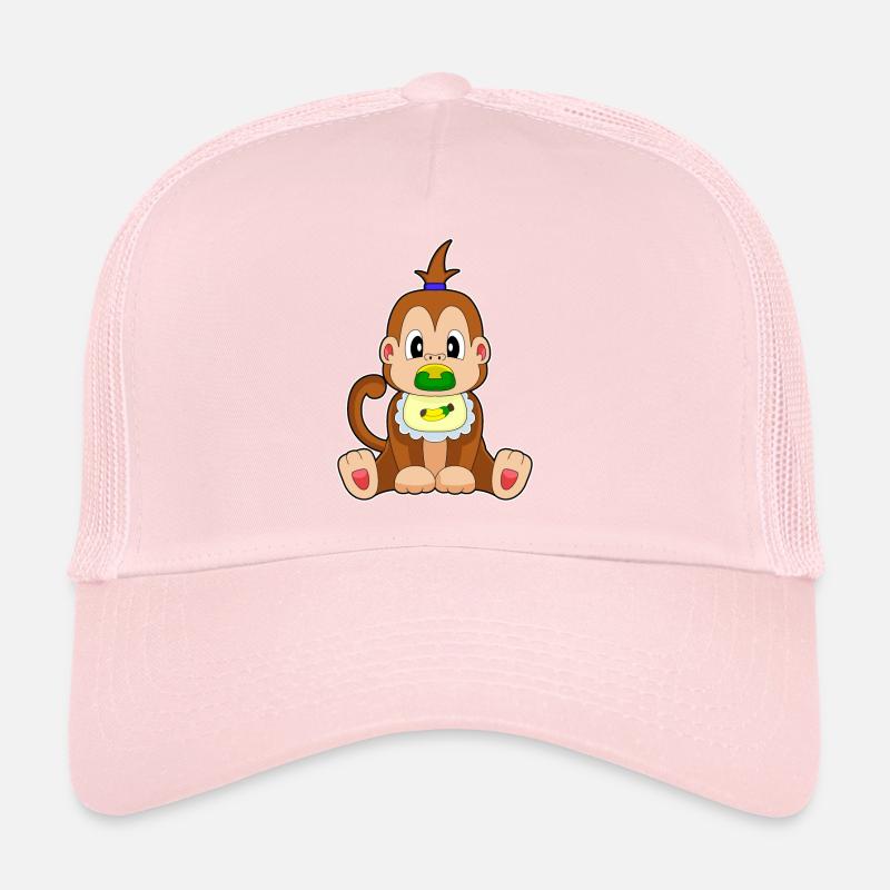 Affe Banane Schnuller Lätzchen Trucker Cap