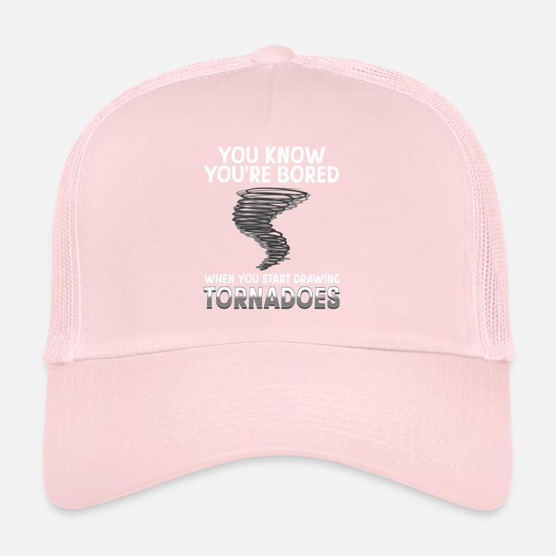 Funny Science Humor Nerd Geek Tornado Trucker Cap