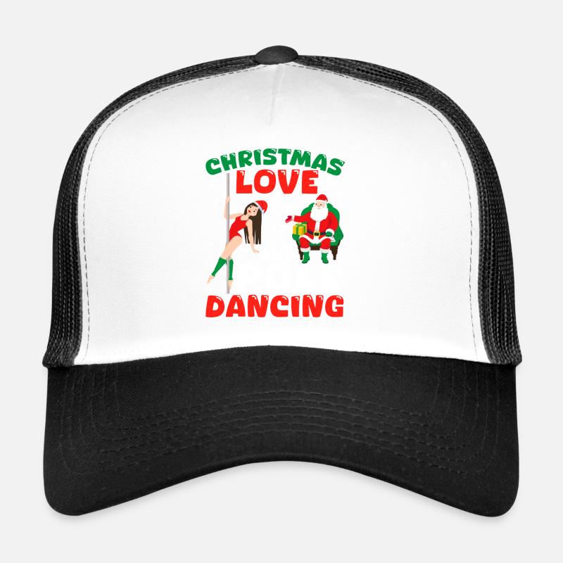 Poledan Dancer, Pole Dancing Christmas Love Trucker Cap