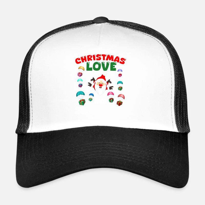 Skydive Skydive Christmas Love and Skydiving Trucker Cap
