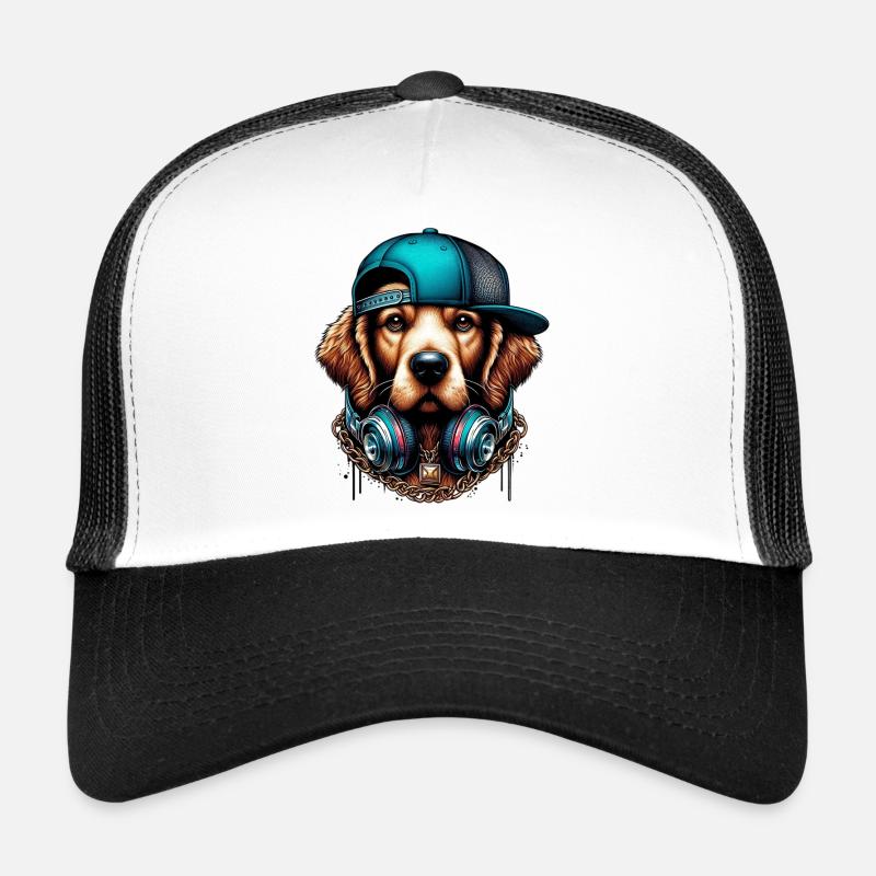 Chien Casquette trucker 