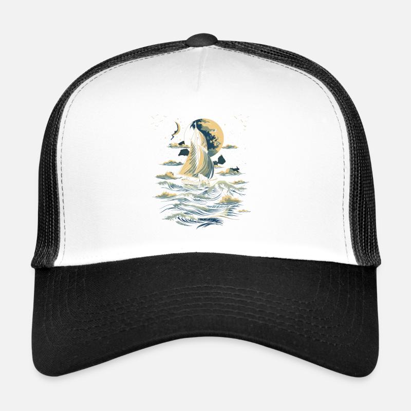 Voile graphique Casquette trucker 