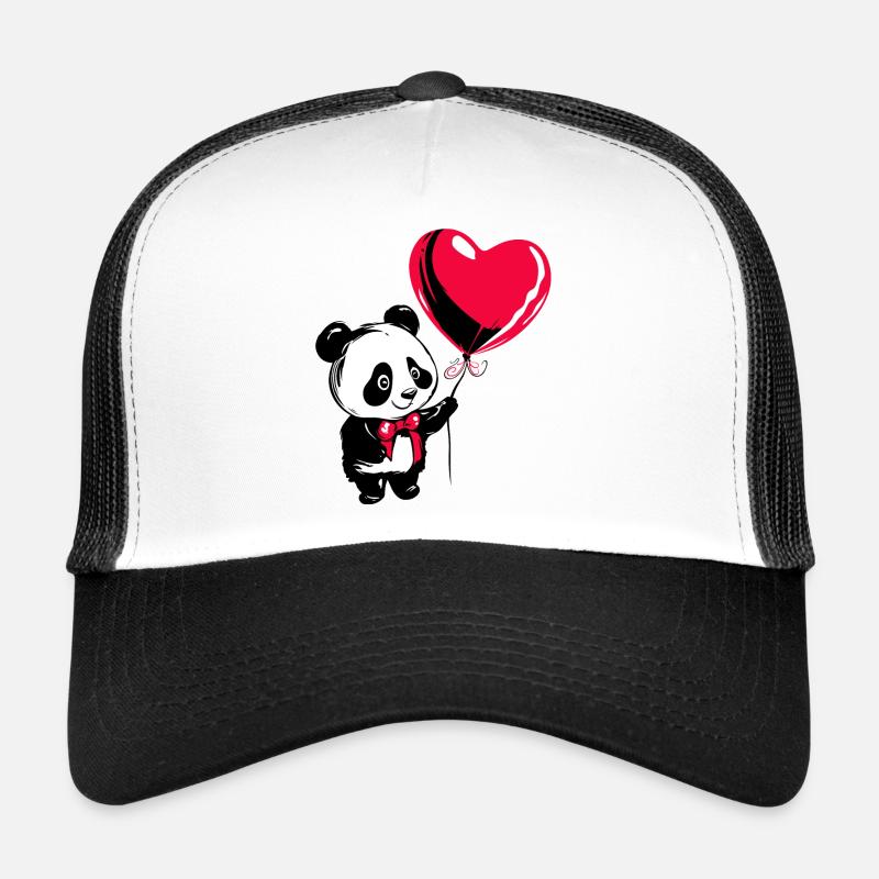 Ballon panda avec coeur - Heartful Creatures Casquette trucker 