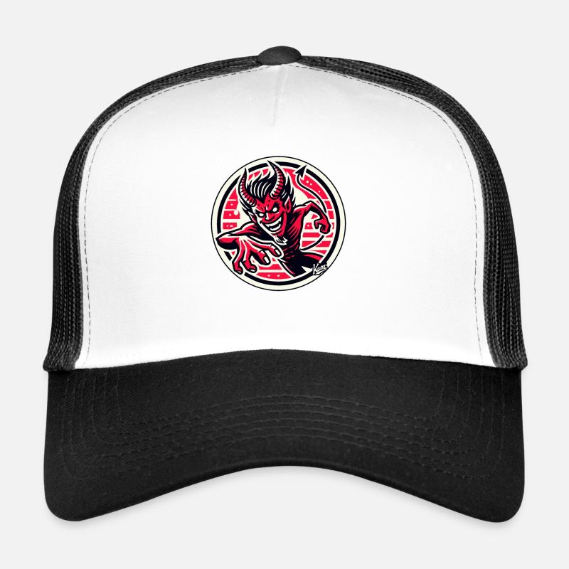Agile Evil Devilish Devil Devil Devil Trucker Cap