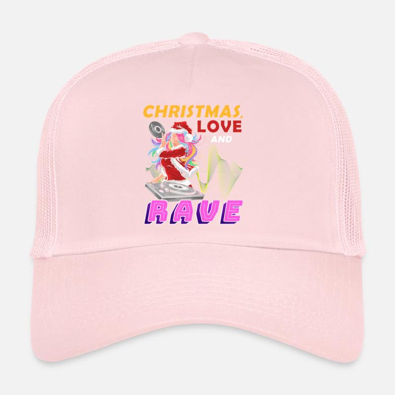 Christmas Disco, Rave, Techno, House, Goa, Party Trucker Cap
