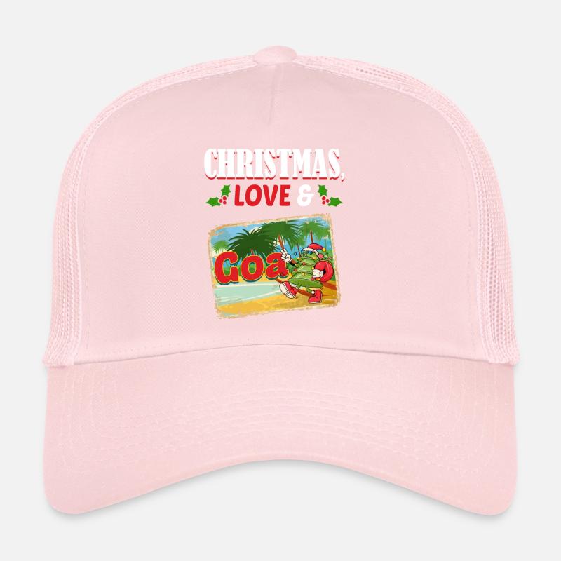 Christmas Disco, Rave, Techno, House, Goa, Party Trucker Cap