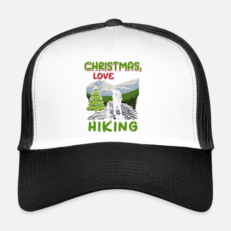 Joyeux Noël, Amour & Randonnée Casquette trucker 