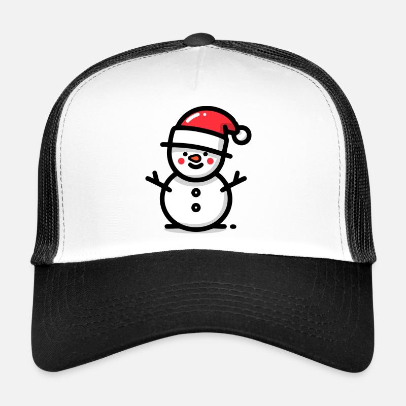 Christmas snowman Trucker Cap