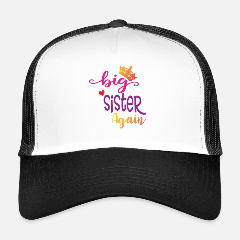 Große Schwester Geschenk Wieder Große Schwester Trucker Cap