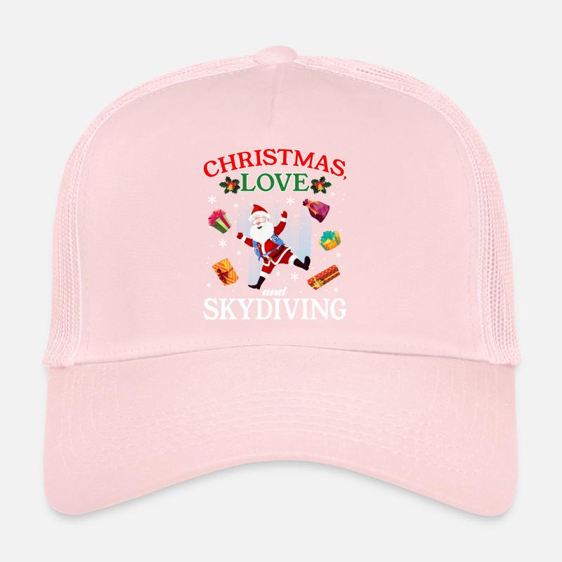 Parachutisme Parachutisme Noël Amour et parachutisme Casquette trucker 