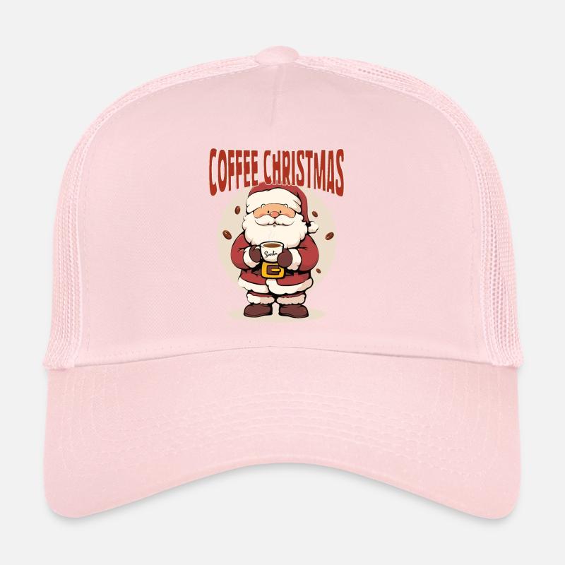 Coffee Christmas Trucker Cap