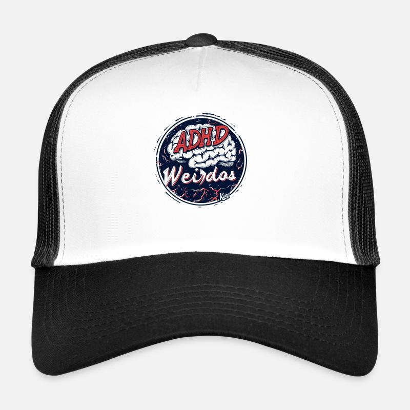 Fous du cerveau TDAH Casquette trucker 
