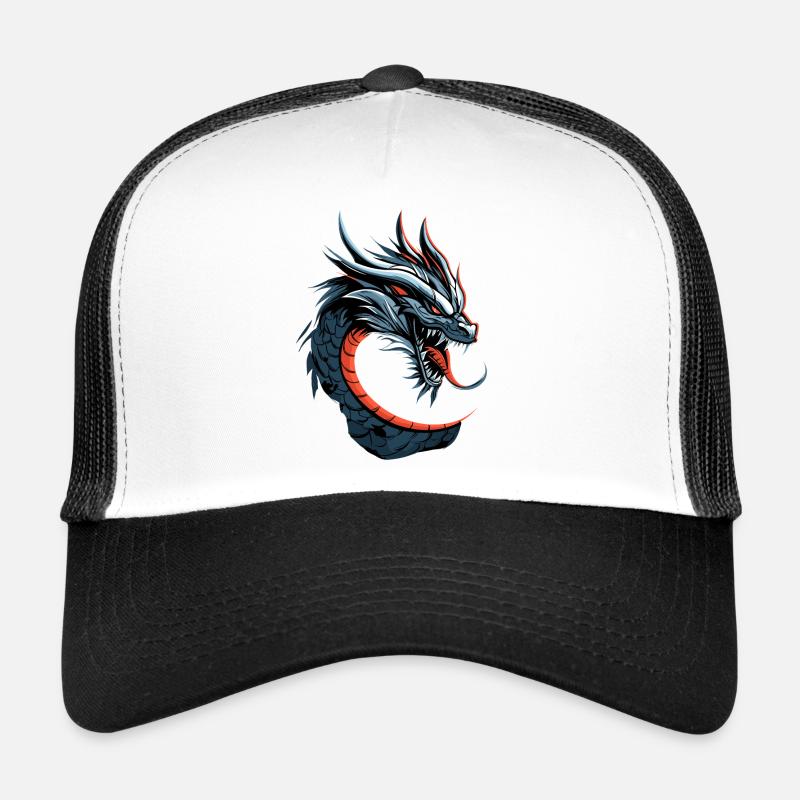 Dragon Créature mythique Dragon Lover Dragon de feu Casquette trucker 