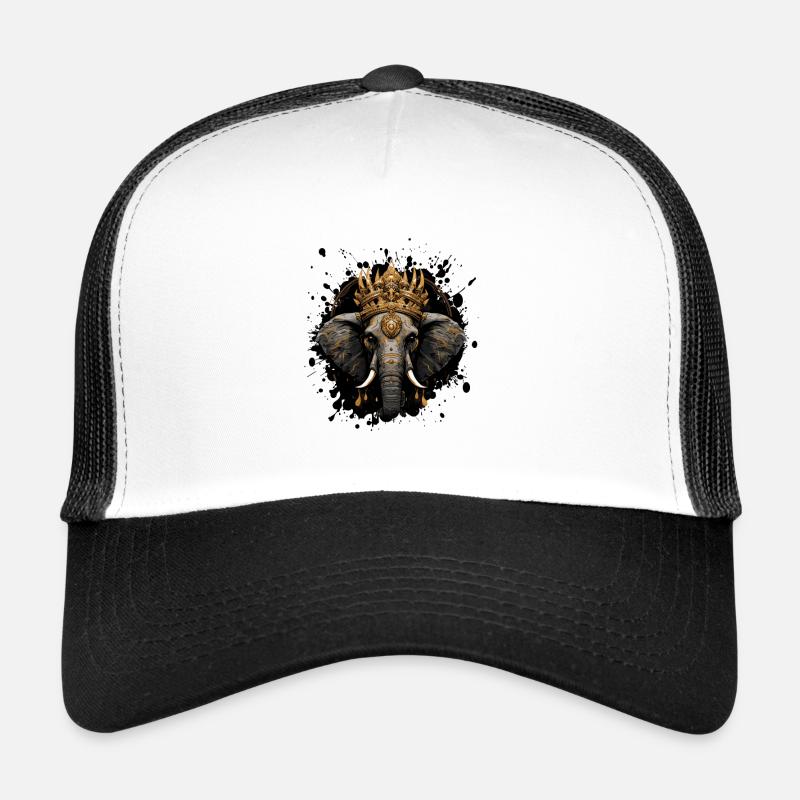 elefant krone tier Trucker Cap