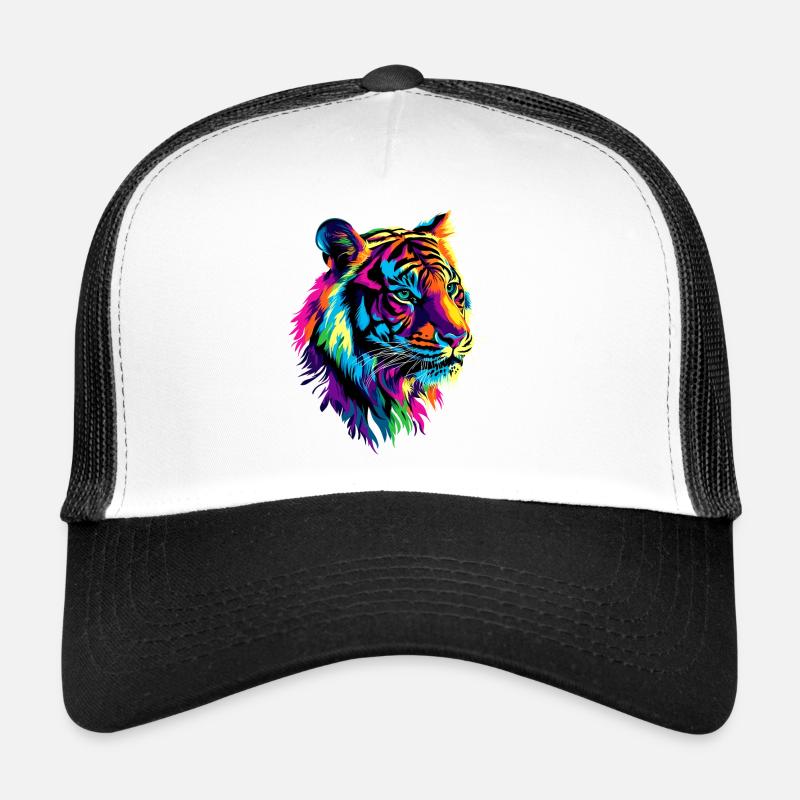 Tiger Big Cat Wilderness Tiger Cats Cute Tiger Trucker Cap